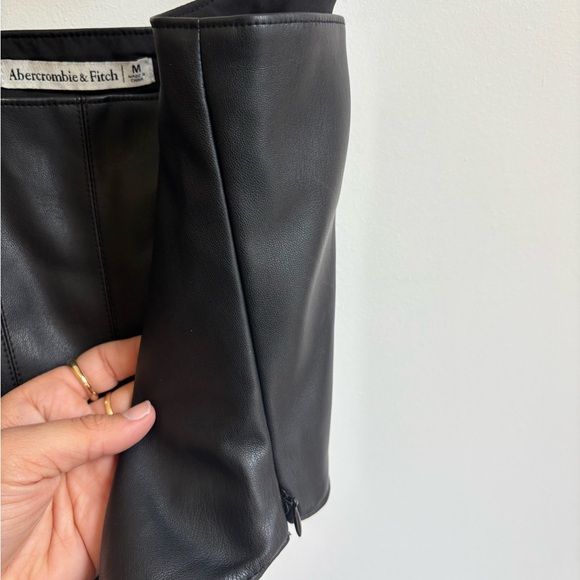 Abercrombie & Fitch Faux Leather Corset Tank Top - Picture 7 of 11